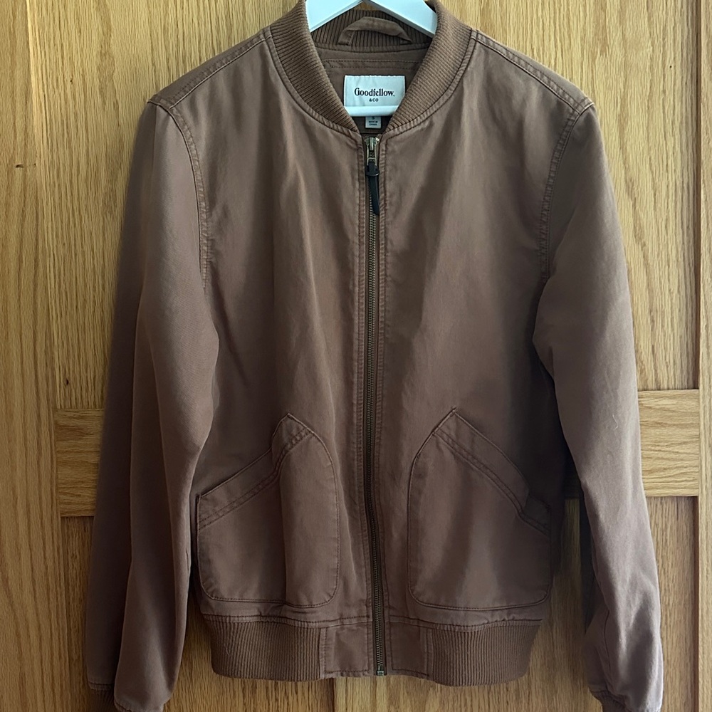 Goodfellow & Co Tan Bomber Jacket
